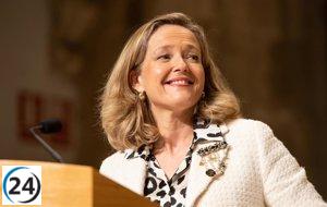 Nadia Calviño se reúne con empresarios y en la Convención Económica del PSOE de Extremadura.