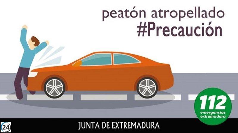 Mujer de 79 años gravemente herida en un accidente en La Roca de la Sierra (Badajoz)