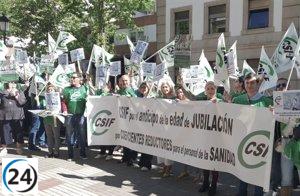 CSIF pide jubilación anticipada voluntaria para profesionales sanitarios en Cáceres.