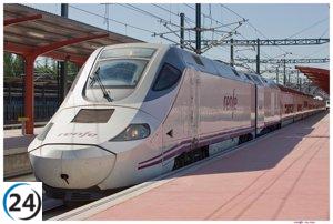 53.000 viajeros utilizan trenes de larga y media distancia en Extremadura durante Semana Santa.