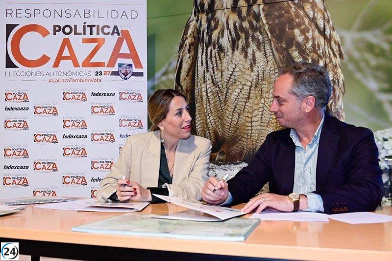 Guardiola promueve la caza para controlar la población en Monfragüe si gana en la Junta.