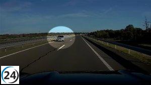 Un conductor ilegal circula a 170 km/h en dirección contraria en la EX-A1 de Cáceres.