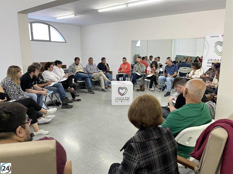 Unidas por Extremadura defiende servicios públicos por encima de bajada de impuestos de la derecha.