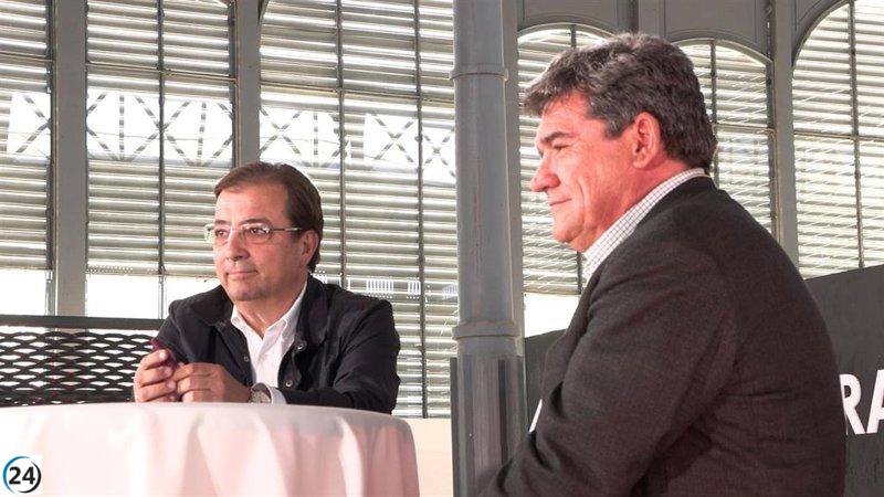 Escrivá destaca mejoría en el empleo de Extremadura por políticas pro-bienestar social.