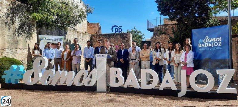 PP propone la construcción de plazas de aparcamiento y una playa fluvial en Badajoz.