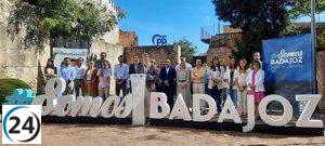 PP propone la construcción de plazas de aparcamiento y una playa fluvial en Badajoz.