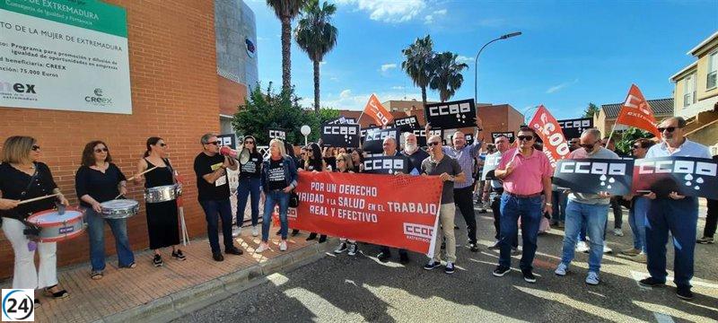 CCOO exige recursos adecuados para prevenir accidentes laborales en Badajoz.