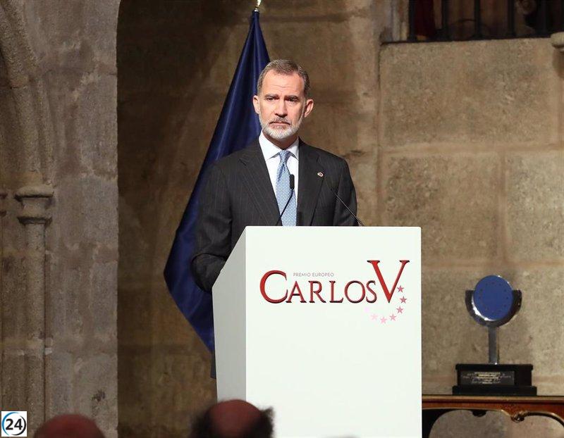 Felipe VI concederá el Premio Europeo Carlos V a Antonio Guterres en Yuste.