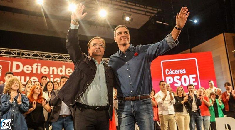 Sánchez y Vara encabezarán acto central de campaña del PSOE en Badajoz.