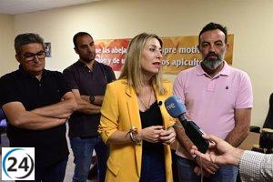 Guardiola propone crear sello de calidad para miel de Extremadura.