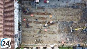 Exhumado en Orduña el cuerpo de un vecino de Fuente del Maestre fallecido en 1941.