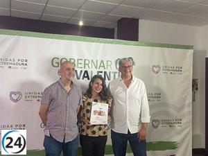 Unidas por Extremadura propone transformar la región con banca pública o Ley de Comarcalización.