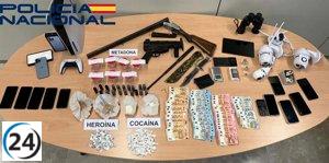 Desarticulan punto de venta de drogas en Villanueva de la Serena y arrestan a seis personas.