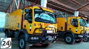 El fuego en Sierra de Fuentes controlado y nivel de peligrosidad disminuido