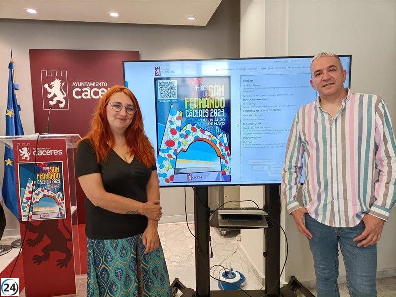 Las Ferias de San Fernando en Cáceres tendrán casetas más grandes del 19 al 30 de mayo.