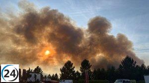 Pinofranqueado sigue en nivel 2 de peligrosidad por el incendio.
