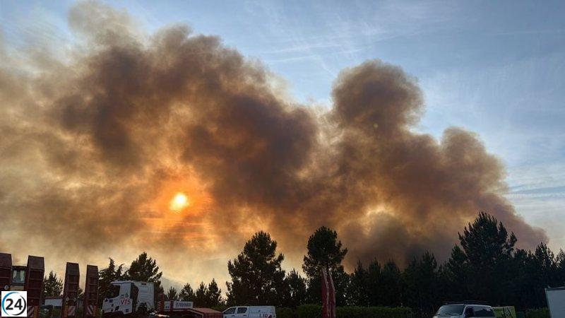 Evacuación de Cadalso, Descargamaría y Robledillo de Gata por incendio.