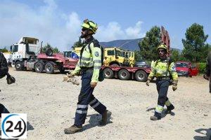 La Junta es optimista con el incendio, pero desalojados no podrán regresar a sus casas esta noche.