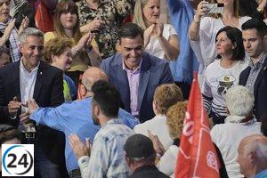 Pedro Sánchez hace campaña en Badajoz con Vara y Feijóo visita Cáceres con Guardiola.