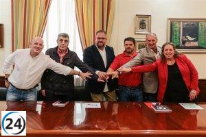 Ayuntamiento de Mérida y sindicatos firman acuerdo de mejoras para empleados públicos hasta 2027.