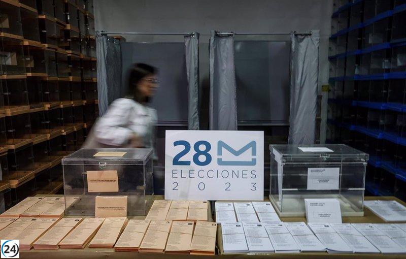 Casi 900.000 votantes en elecciones autonómicas y municipales en Extremadura.