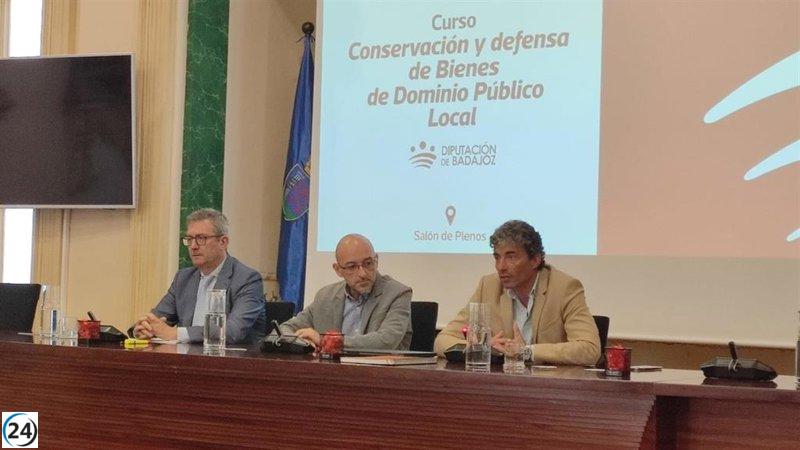 Diputación de Badajoz recupera caminos públicos y analiza su defensa en curso.