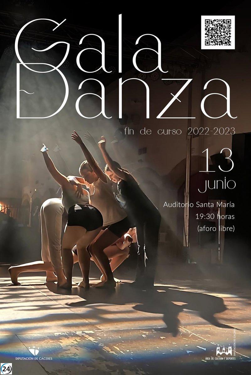 La gala fin de curso de la Escuela de Danza de Plasencia de la Diputación de Cáceres será el próximo martes.
