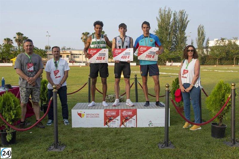David García Zurita, atleta extremeño, establece nuevo récord en el Encuentro de Atletismo de Diputación de Cáceres