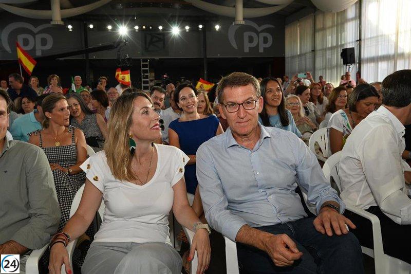 Feijóo alaba el pacto transparente PP-Vox en Extremadura y critica los pactos de Sánchez y Bildu.