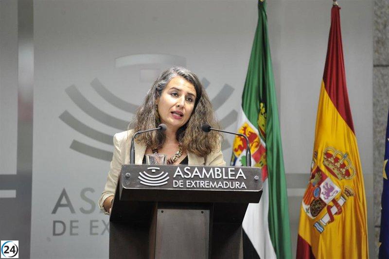 Unidas por Extremadura critica a Guardiola por ignorar a Vox en su discurso de investidura