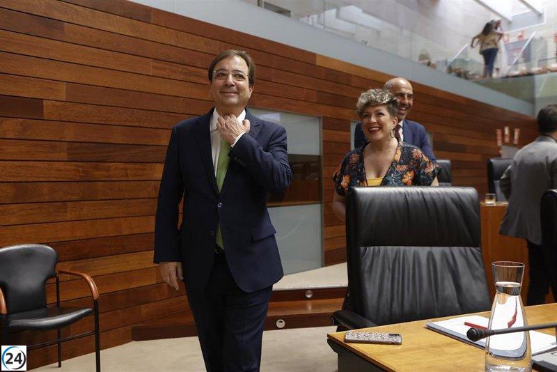 Vara será nombrado senador autonómico en Extremadura el jueves en la Asamblea