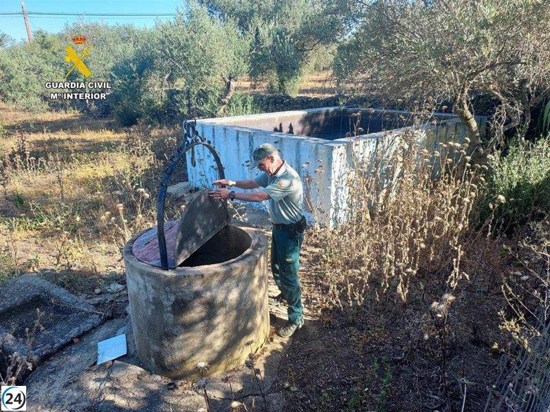 Continúa la búsqueda del desaparecido en Plasenzuela con la participación de buzos, guías caninos y el Seprona de la Guardia Civil.
