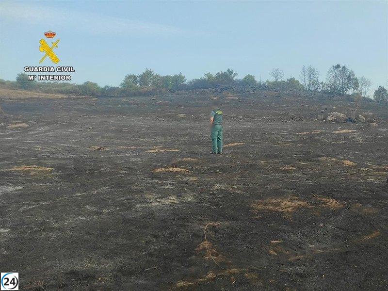 Investigado hombre por supuesto incendio forestal imprudente en Jaraíz