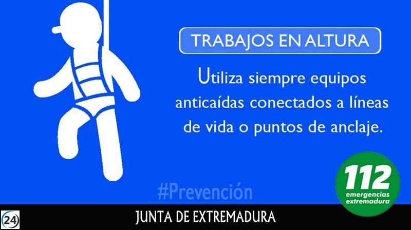 Grave accidente laboral deja hombre herido tras caer desde 10 metros en Los Santos