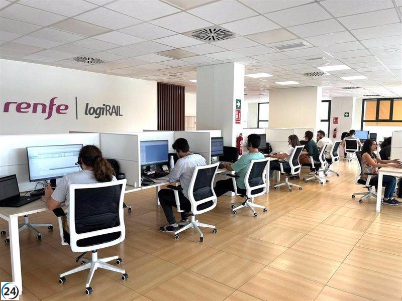 Renfe en Mérida cumple 2 años con previsión de incremento de personal en su Centro de Competencias Digitales.