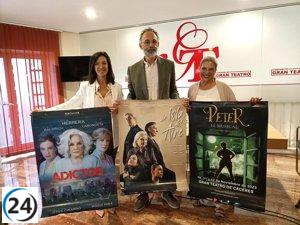 El Gran Teatro de Cáceres anuncia una rica programación de casi 50 espectáculos para los próximos tres meses