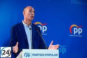 El Partido Popular denuncia pérdida de casi 350 millones de euros de fondos europeos debido a la
