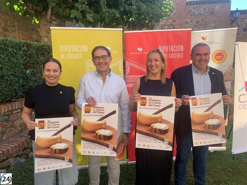 La celebración del queso se reafirma en la 29ª Semana de la Torta del Casar, llena de actividades y competiciones desde el 12 de octubre.
