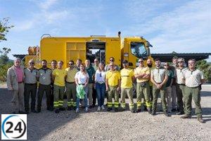 Guardiola y la consejera forestal inspeccionan los esfuerzos de recuperación en Hurdes y Gata tras los devastadores incendios.