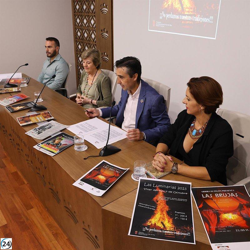 El ancestral rito de las Luminarias ilumina de nuevo Villar del Rey, Badajoz