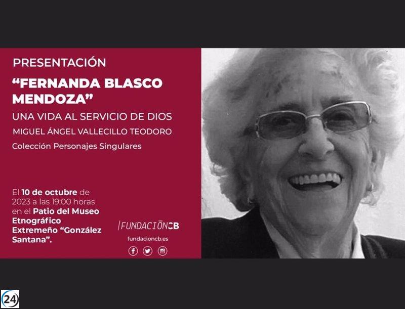 Nuevo libro sobre la destacada labor social de Fernanda Blasco Mendoza se lanzará en Olivenza el próximo martes