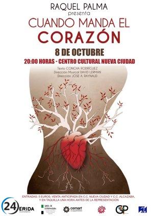 Llega a Mérida un espectáculo musical de Raquel Palma que defiende un amor