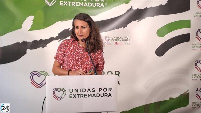 Unidas por Extremadura amenaza con una comisión de investigación sobre la venta 