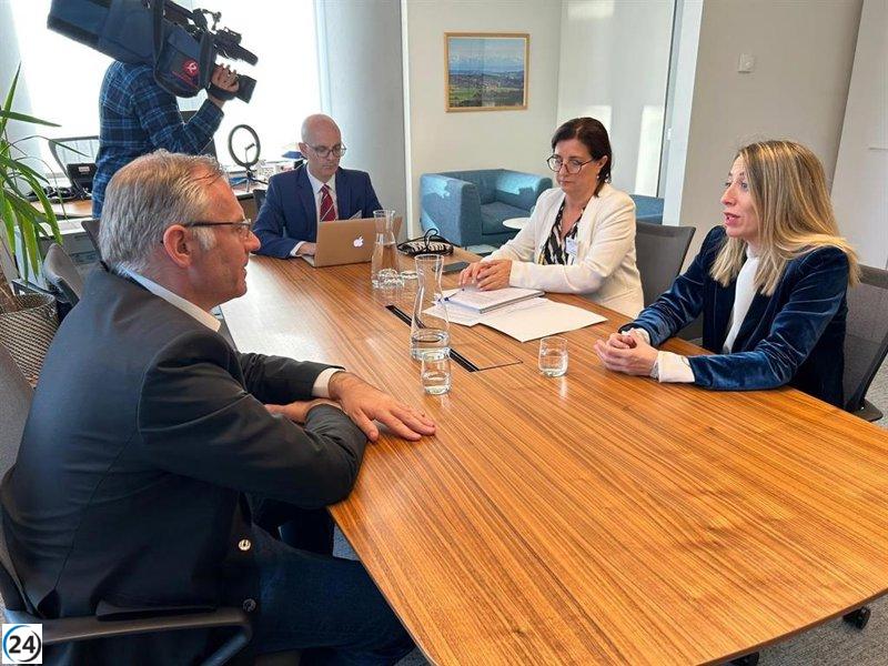 Guardiola solicita al presidente de la Comisión de Agricultura del Parlamento Europeo garantizar el beneficio de los productores