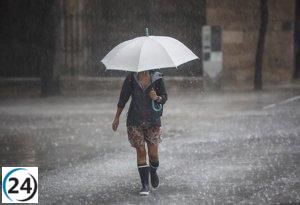 Temporal de lluvias en Badajoz: Más de 30 litros registrados en el sur y más de 50 en Monesterio