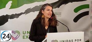 Unidas por Extremadura critica a Guardiola y a Vox por gobernar 'para las élites' y no solucionar los problemas clave