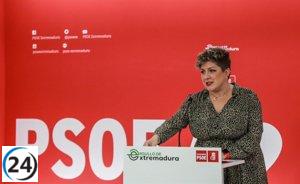 El gobierno de Guardiola decepciona en cien días según el PSOE, sin propuestas para Extremadura.