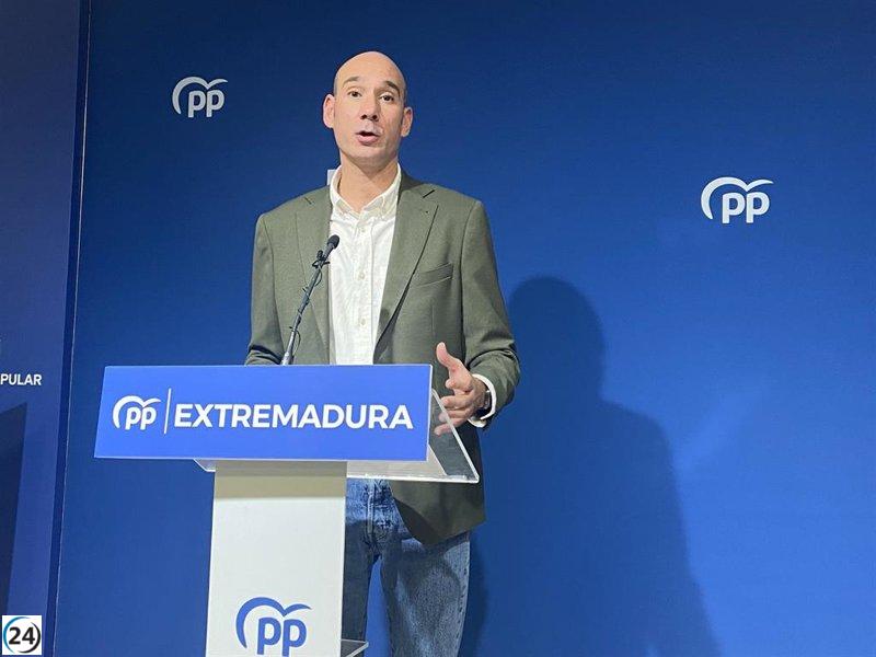 PP de Extremadura promete solucionar problemas ante una oposición fuertemente crítica