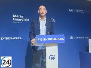 El PP de Extremadura exige transparencia a la Junta en el proceso de acogida de migrantes
