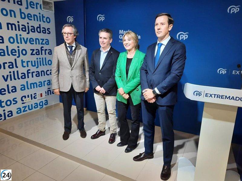 Extremadura refleja en el Gobierno la realidad que espera Pedro Sánchez, según el PP